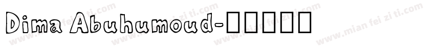Dima Abuhumoud字体转换